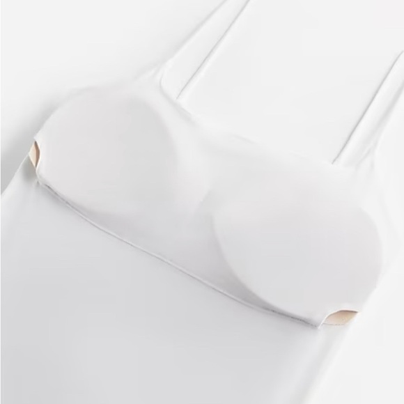 Express GreenBody Contour High Compression Bustier Bodysuit With Bra Cups NWT XL - Picture 5 of 6